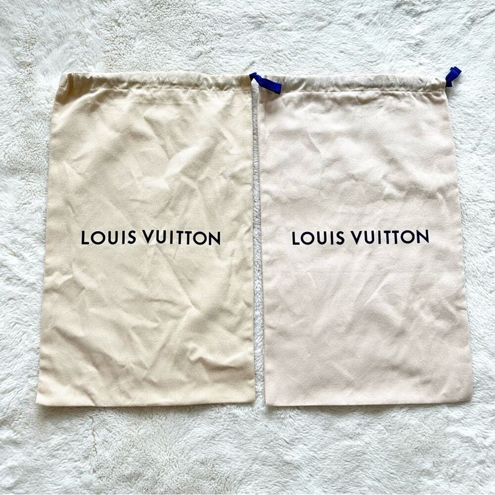 Louis Vuitton dust bags for shoes